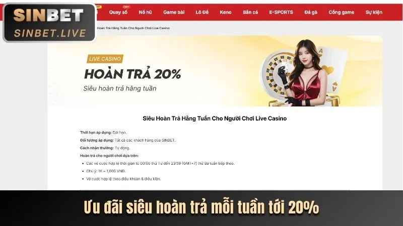 Ưu đãi Casino trực tuyến tg88 okvip